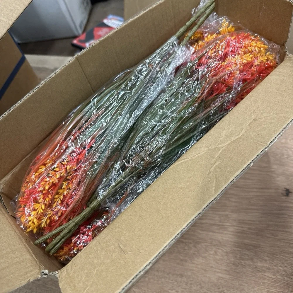 Floral Arrangement Artificial Flowers Bundle Of 48 Pieces